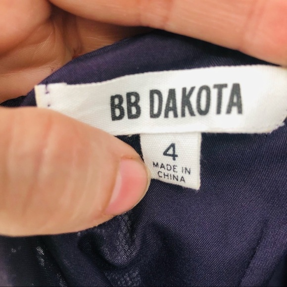 BB Dakota Purple lace A-line dress size 4 - Picture 15 of 15